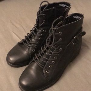 Black Combat Boot